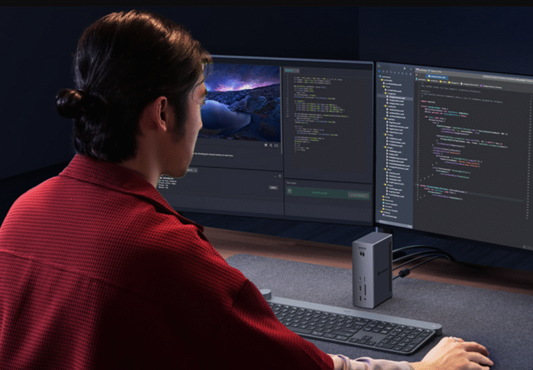MacBook au bureau : pourquoi le dock Thunderbolt 4 est aussi un choix d’ergonomie MacBook au bureau : pourquoi le dock Thunderbolt 4 est aussi un choix d’ergonomie